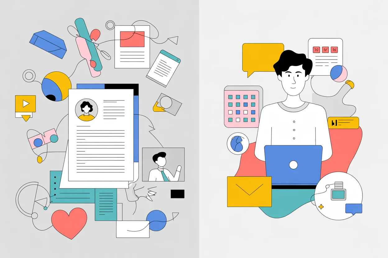 Digital marketing specialist aligning resume achievements with channel KPIs and ATS keywords.